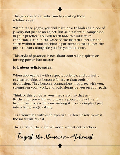 The Talismanic Jewelry Guidebook - Digital Download